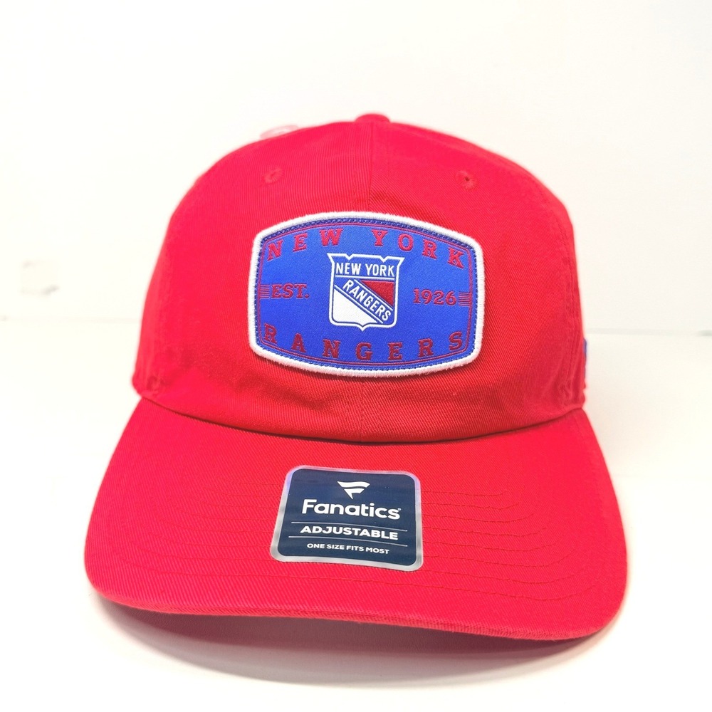 New York Rangers NHL Hat Mens OSFM Red Dangle 09NC Adjustable Cap Hat